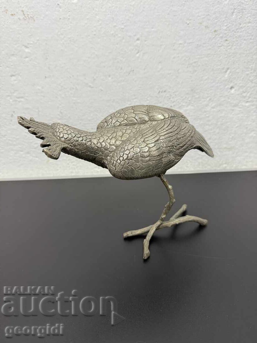 Figurină / sculptură de bronz papagal - Cacatua. Nr. 7694 - 6 Figurină / sculptură de bronz papagal - Cacatua. Nr. 7694 - 6