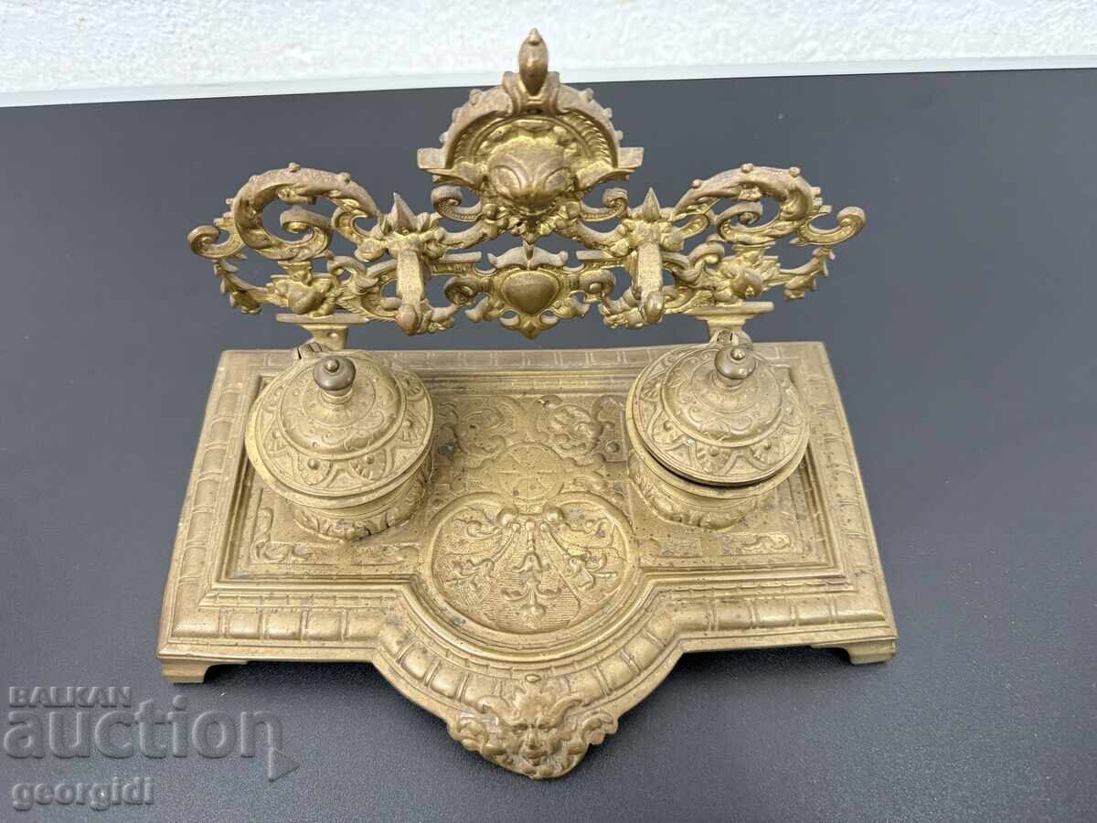 Δημοπρασία Μπαρόκ μελανοδοχείο αρχές του 20ου αιώνα. №7696