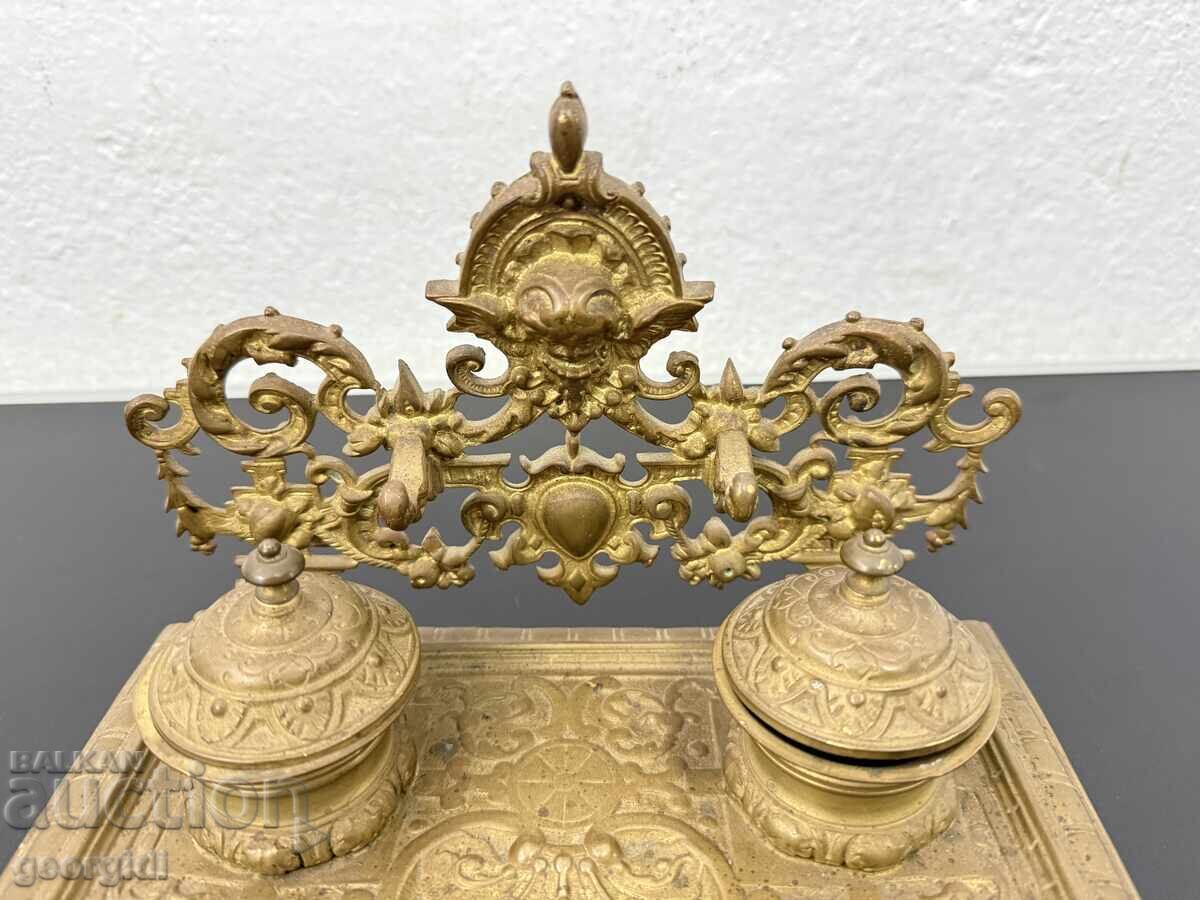 Παράδοση Μπαρόκ μελανοδοχείο αρχές του 20ου αιώνα. №7696