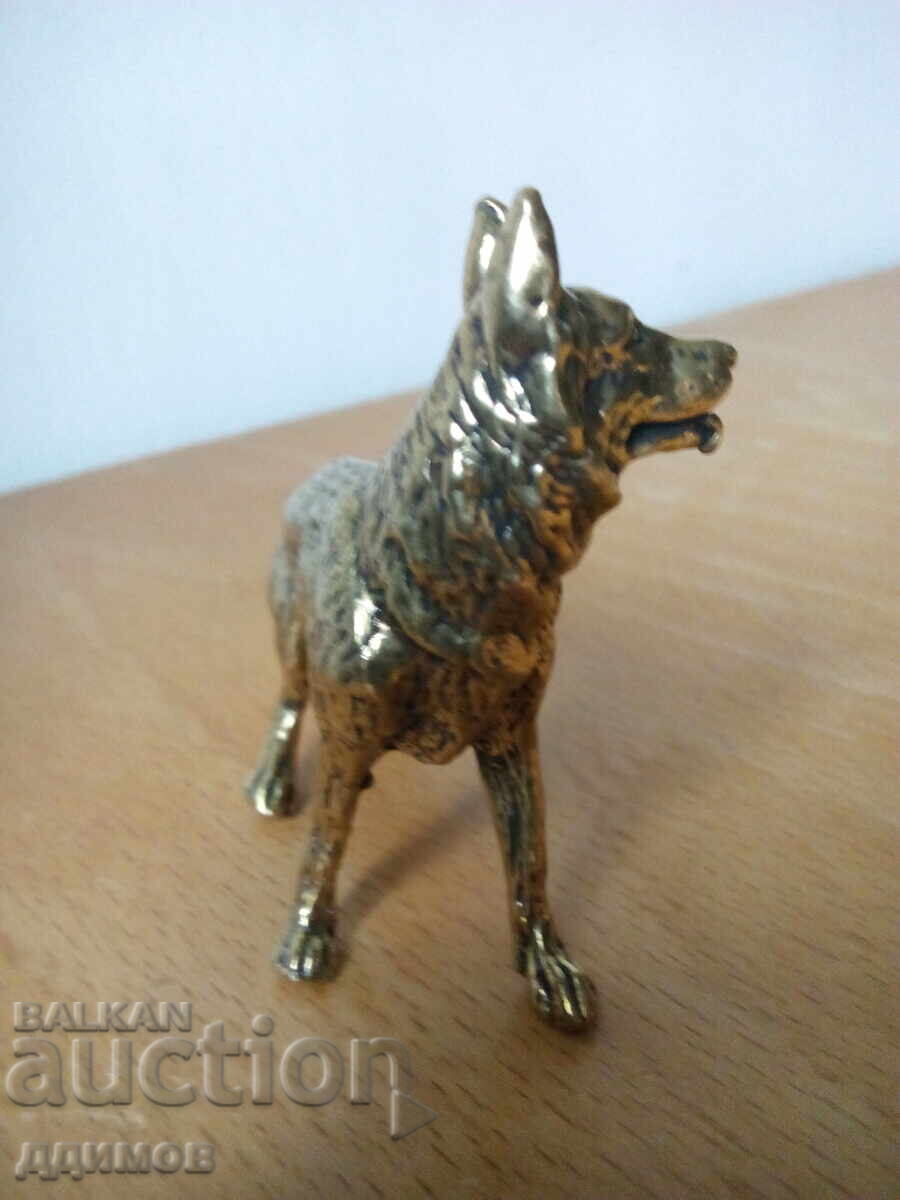 Licitație Statuetă de bronz lup Licitație Statuetă de bronz lup