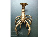 Bronze Lobster Statue