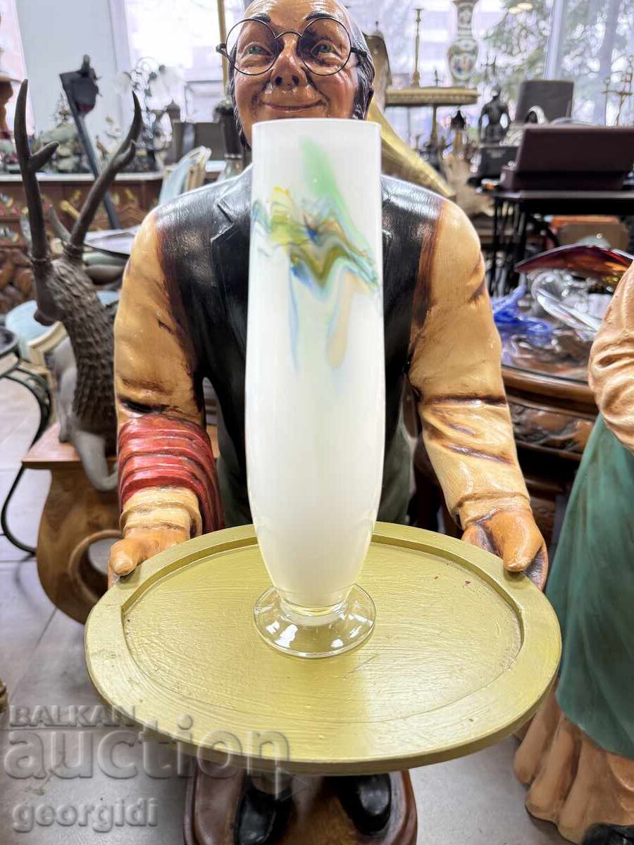 Κομψό βάζο από πολύχρωμο γυαλί. Νο. 7697 με τιμή 45.00 BGN | € 23.01 Κομψό βάζο από πολύχρωμο γυαλί. Νο. 7697 με τιμή 45.00 BGN | € 23.01