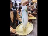 Vază elegantă din sticlă multicoloră. Nr. 7697