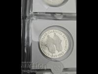 5 лева 1963 Славянска писменост сребро