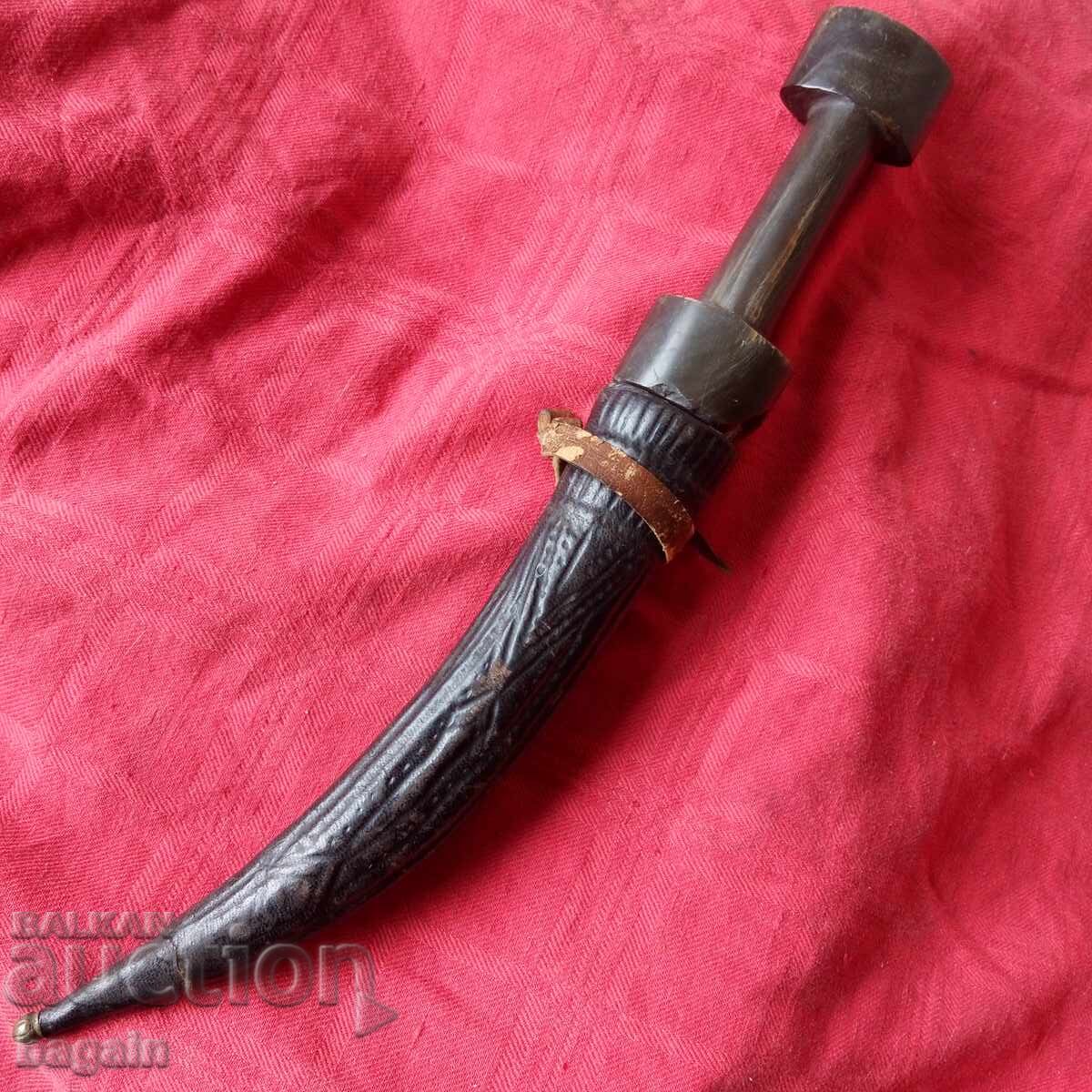 Османски ханджар, булатна стомана. - 13