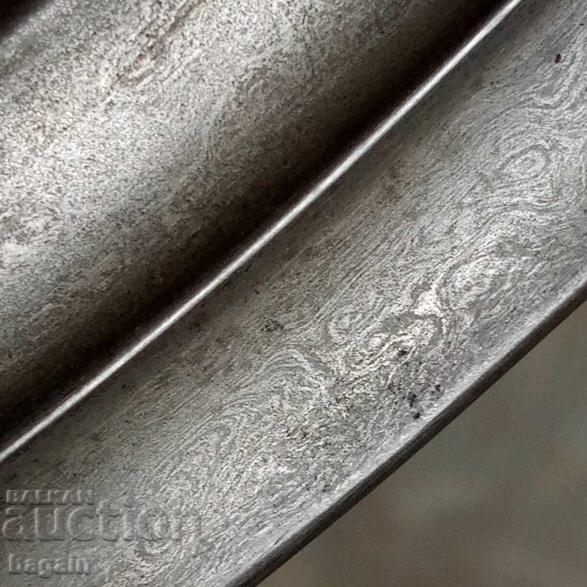 Аукцион Османски ханджар, булатна стомана.