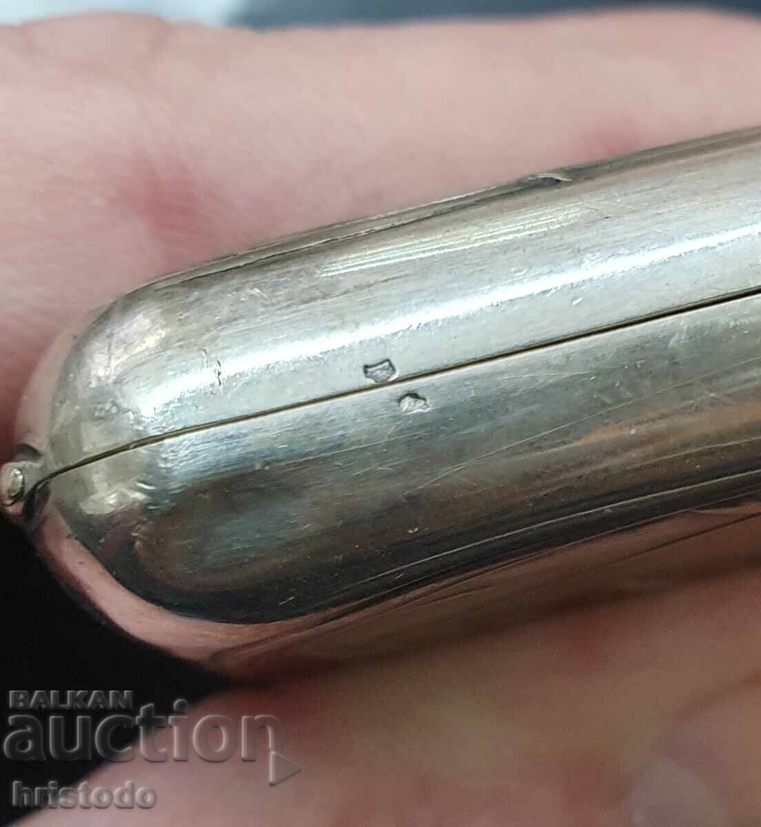 Γαλλική ασημένια ταμπακέρα - 6