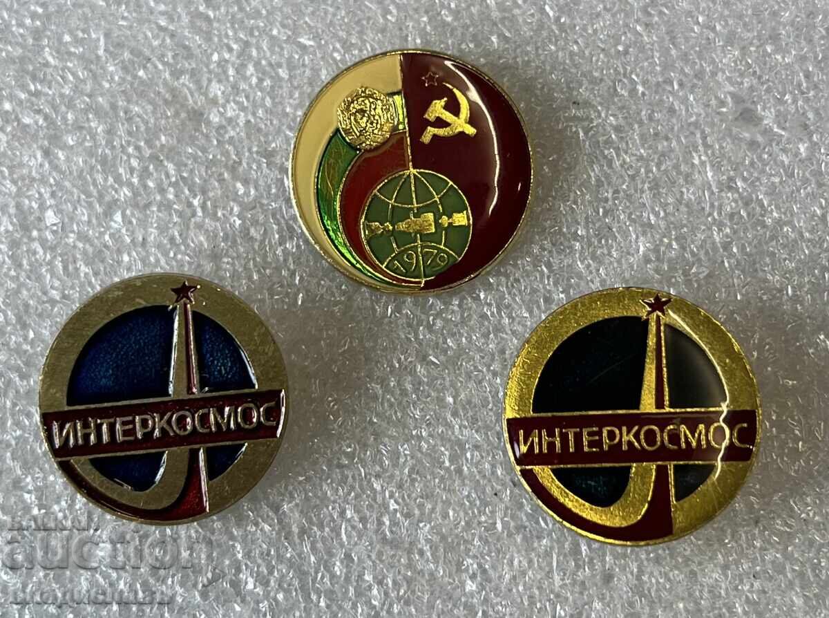 Lot of Intercosmos Badges Lot of Intercosmos Badges
