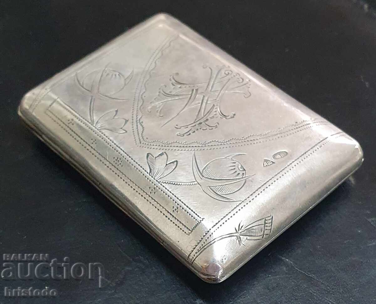 Cutia de tabat din argint imperial rusesc 84 - 5