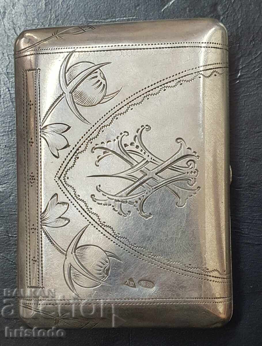 Cutia de tabat din argint imperial rusesc 84