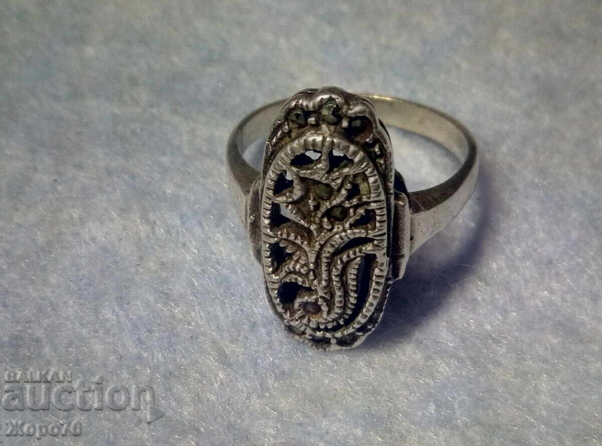 Σταρ ΜΑΡΚΑΖΙΤΕΝ ΑΣΗΜΕΝΙΟ ΔΑΧΤΥΛΙΔΙ Ασήμι 925 Αγγλία Σταρ ΜΑΡΚΑΖΙΤΕΝ ΑΣΗΜΕΝΙΟ ΔΑΧΤΥΛΙΔΙ Ασήμι 925 Αγγλία