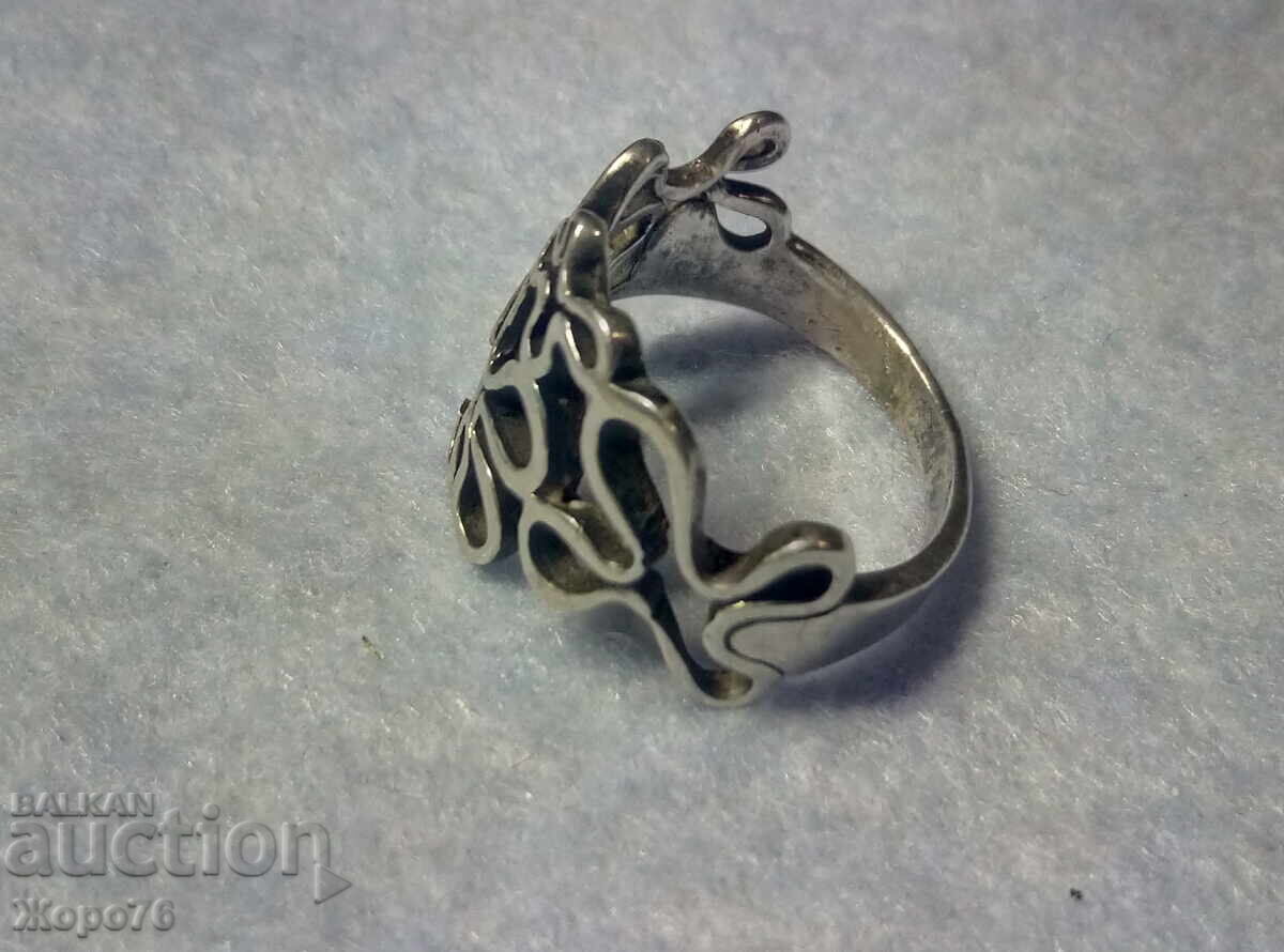 Нежен Флорален СРЕБЪРЕН ПРЪСТЕН Сребро 925 Ажурен АРТ Модел - 6 Нежен Флорален СРЕБЪРЕН ПРЪСТЕН Сребро 925 Ажурен АРТ Модел - 6