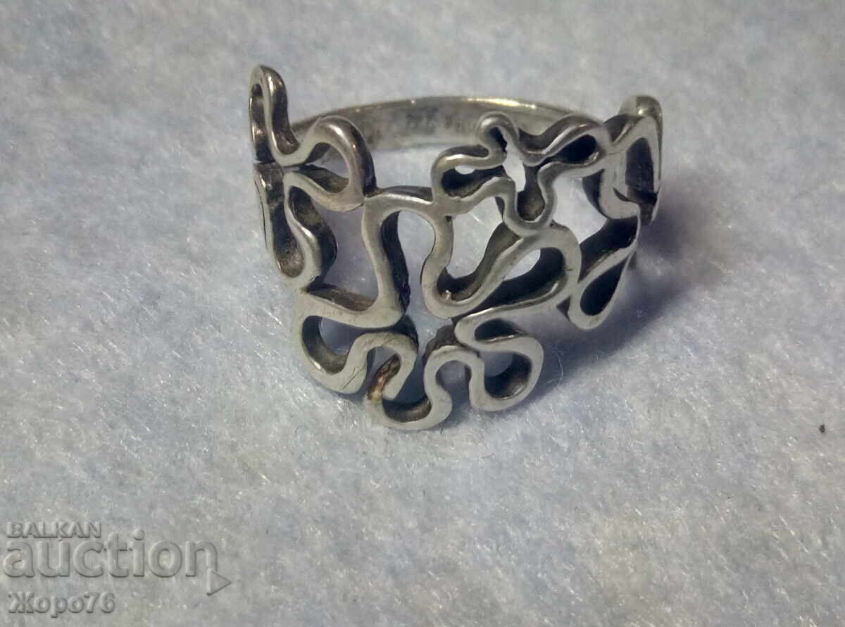 Нежен Флорален СРЕБЪРЕН ПРЪСТЕН Сребро 925 Ажурен АРТ Модел Нежен Флорален СРЕБЪРЕН ПРЪСТЕН Сребро 925 Ажурен АРТ Модел