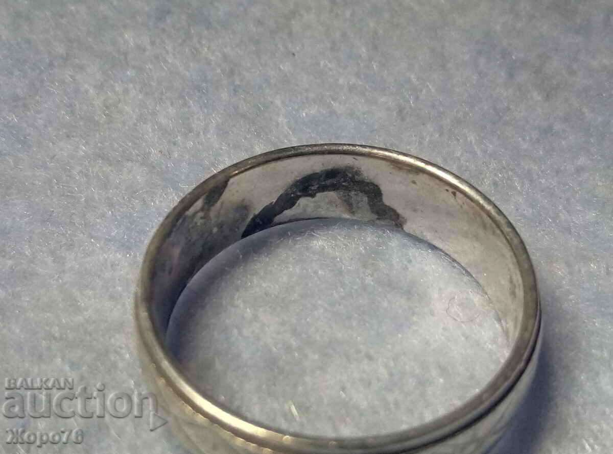 Стилно орнаментиран СРЕБЪРЕН ПРЪСТЕН Тип ХАЛКА Сребро 925 - 5 Стилно орнаментиран СРЕБЪРЕН ПРЪСТЕН Тип ХАЛКА Сребро 925 - 5