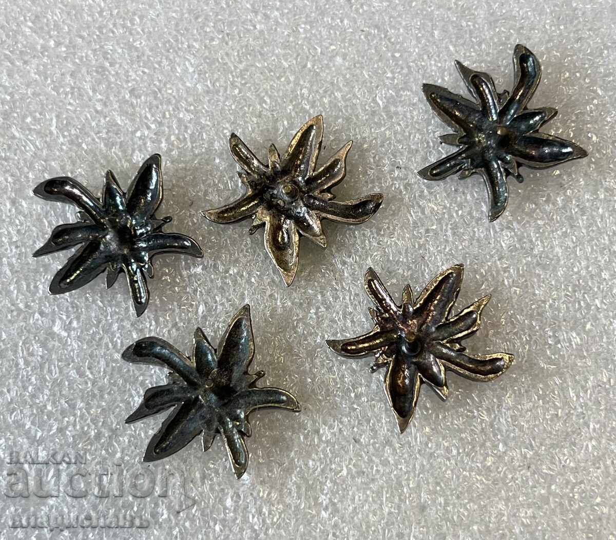 Лот значки Еделвайс с цена 18.00 лв. | € 9.20 Лот значки Еделвайс с цена 18.00 лв. | € 9.20