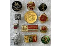 Lot de insigne 1300 de ani BULGARIA