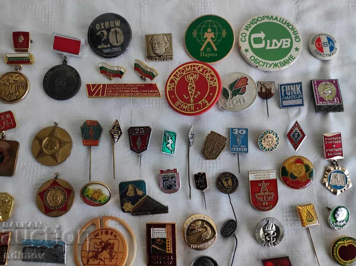 Auction  !!! LOT OF BZC BADGES!!!