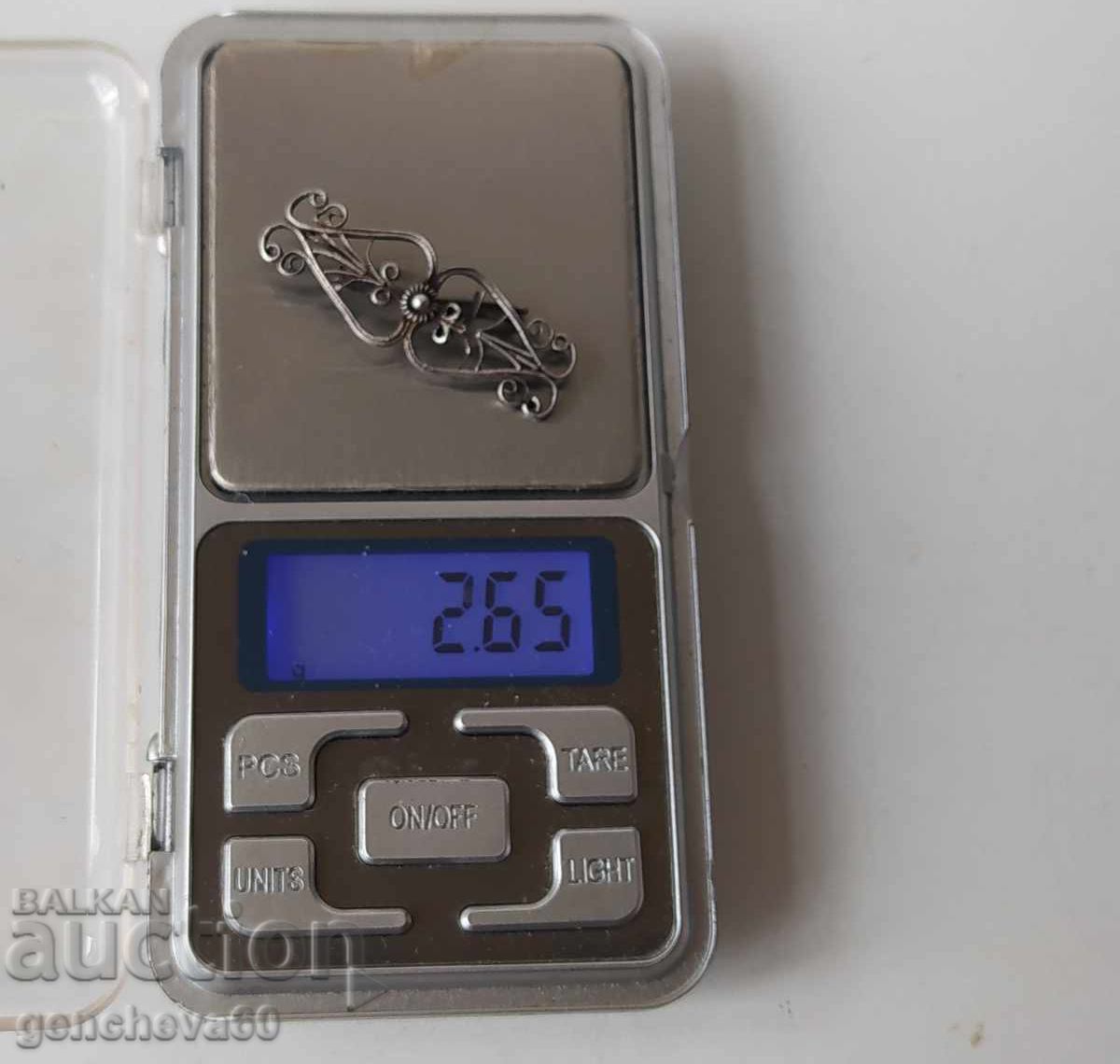 Красива стара сребърна брошка - 6 Красива стара сребърна брошка - 6