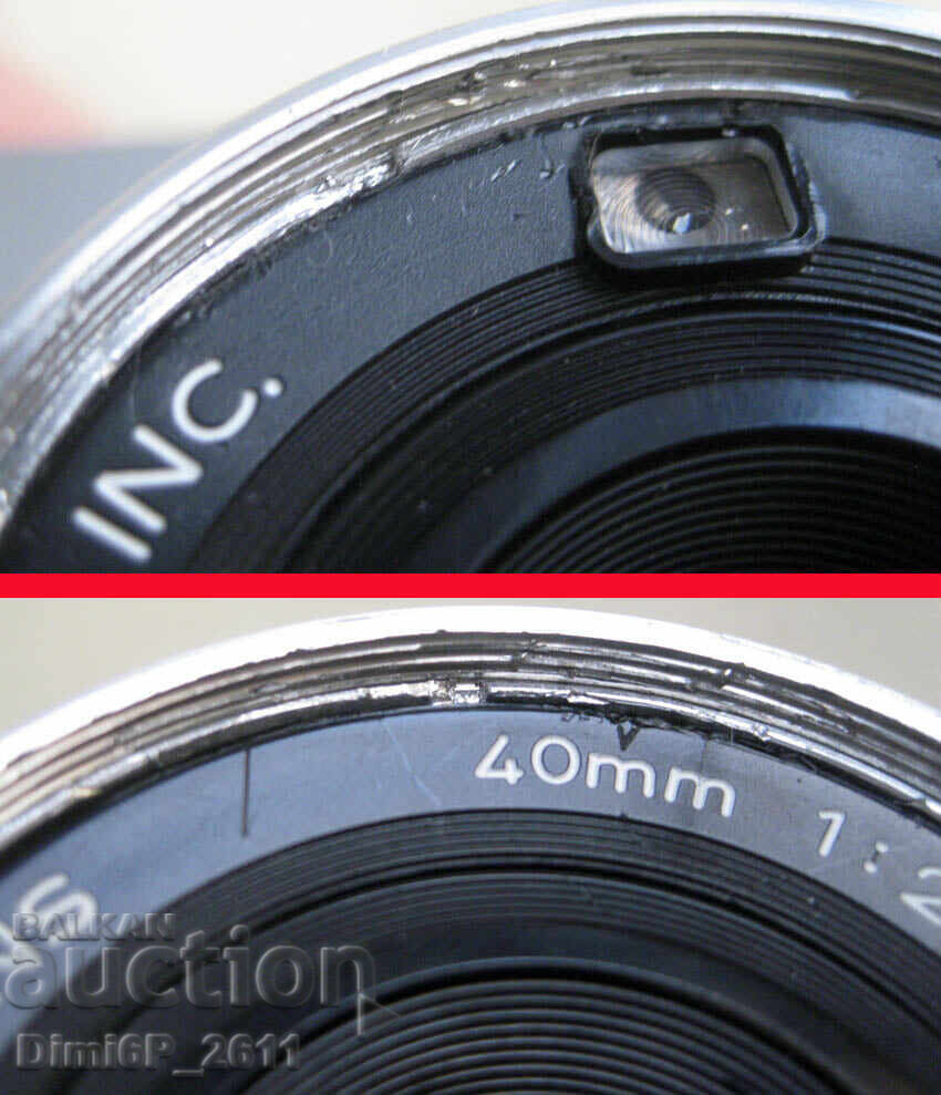 Canon Canonet 28 camera with 2.8/40 mm lens - parts/repair - 7