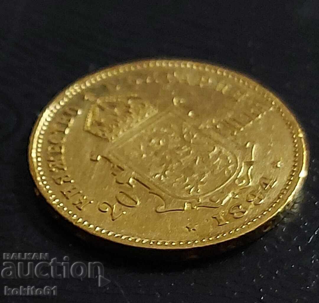 20лв.1894г с цена € 1900.00 | 3716.08 лв.