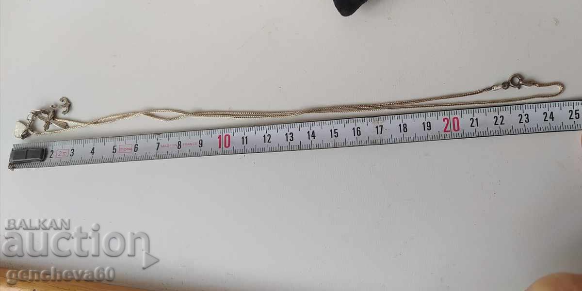 Ασημένιο κολιέ αντίκα Πίστη, Ελπίδα, Αγάπη με τιμή 30.00 BGN | € 15.34