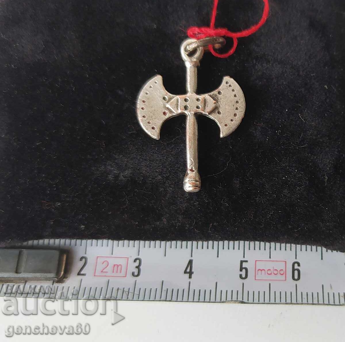 Delivery of Vintage amulet pendant - silver axe Viking style