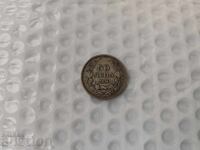 0.01st. Monedă de argint țaristă 50 leva 1930 - B.Z.C