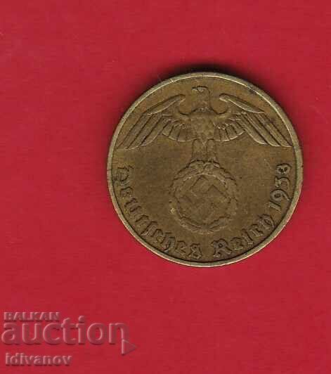 5 Pfennig 1938 - A with price 4.00 BGN | € 2.05