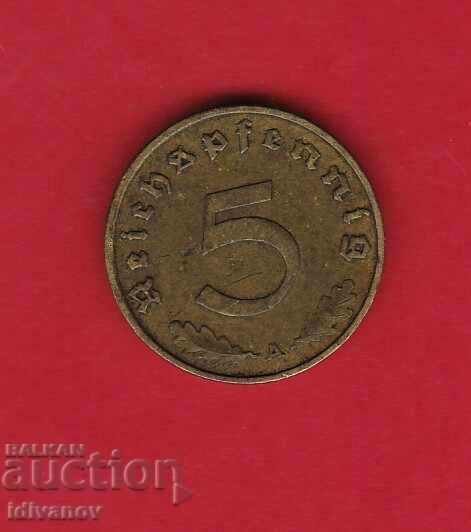 5 Pfennig 1938 - A