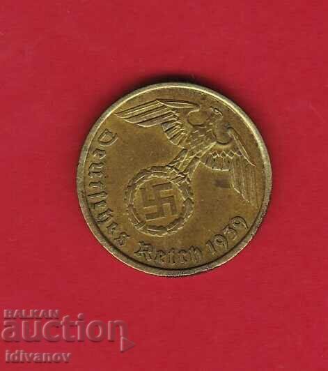 5 Pfennig 1939 g. - A cu preț 4.50 BGN | € 2.30