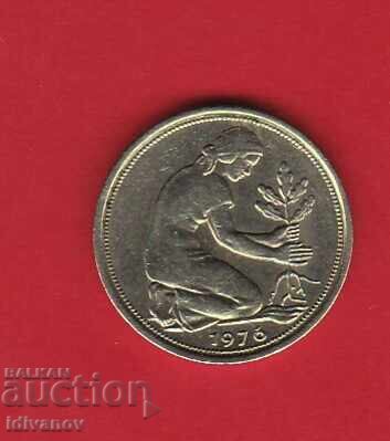 50 Pfennig 1976 - D with price 4.50 BGN | € 2.30 50 Pfennig 1976 - D with price 4.50 BGN | € 2.30