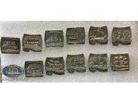 Lot of Badges: Ships / Sailing Ships of the USSR