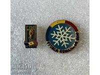 Lot of sports badges Romania