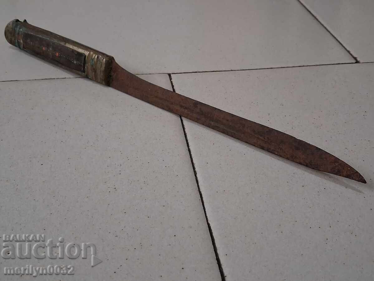 Old knife without a sheath Gabrovo knife Karakulak ORIGINAL - 6 Old knife without a sheath Gabrovo knife Karakulak ORIGINAL - 6