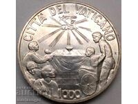 1000 лири 1999 Ватикан Павел II 26 000бр. 0.835 сребро