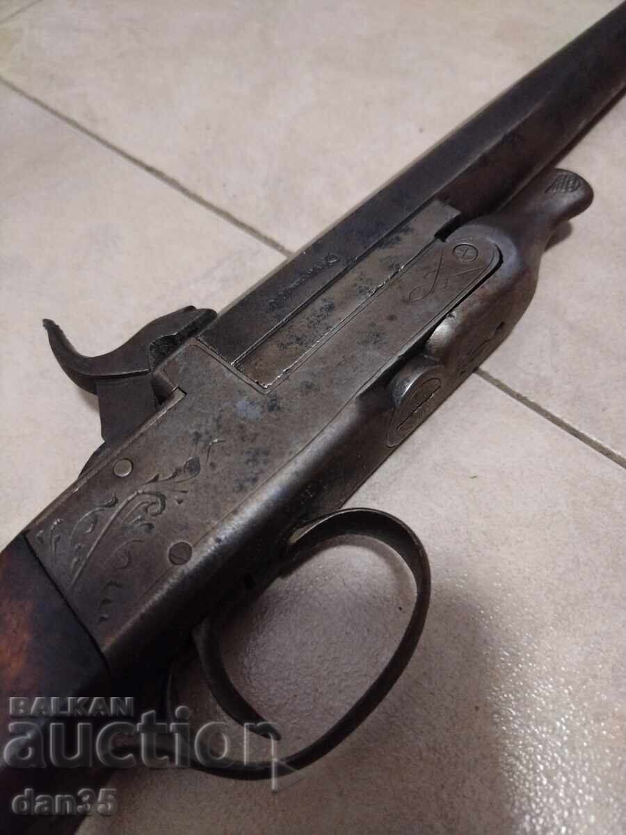 PUȘCĂ VECHE CU UN SINGUR ȚEAVĂ 16 CAL LEFUȘE cu preț 500.00 BGN | € 255.65 PUȘCĂ VECHE CU UN SINGUR ȚEAVĂ 16 CAL LEFUȘE cu preț 500.00 BGN | € 255.65