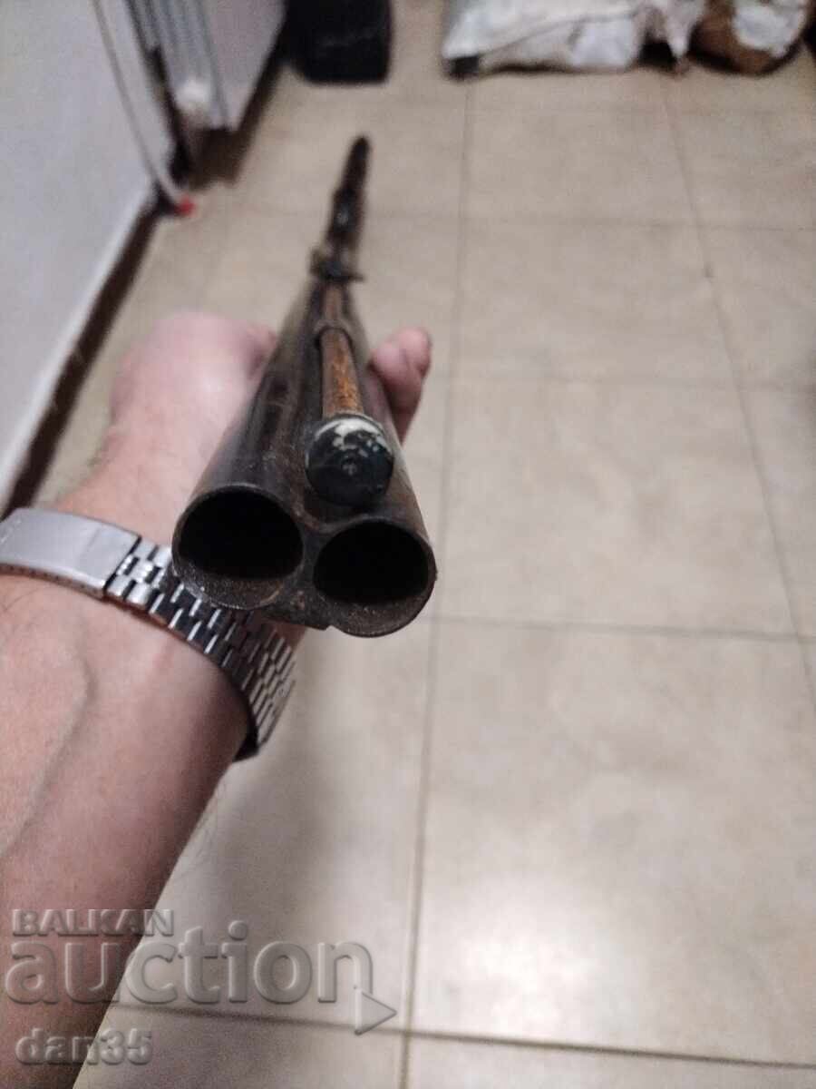 PUȘCĂ CU CAPSE, CU DOUĂ ȚEVI, FOARTE VECHE - 6