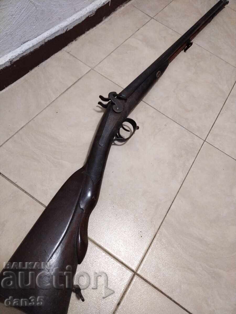 PUȘCĂ CU CAPSE, CU DOUĂ ȚEVI, FOARTE VECHE