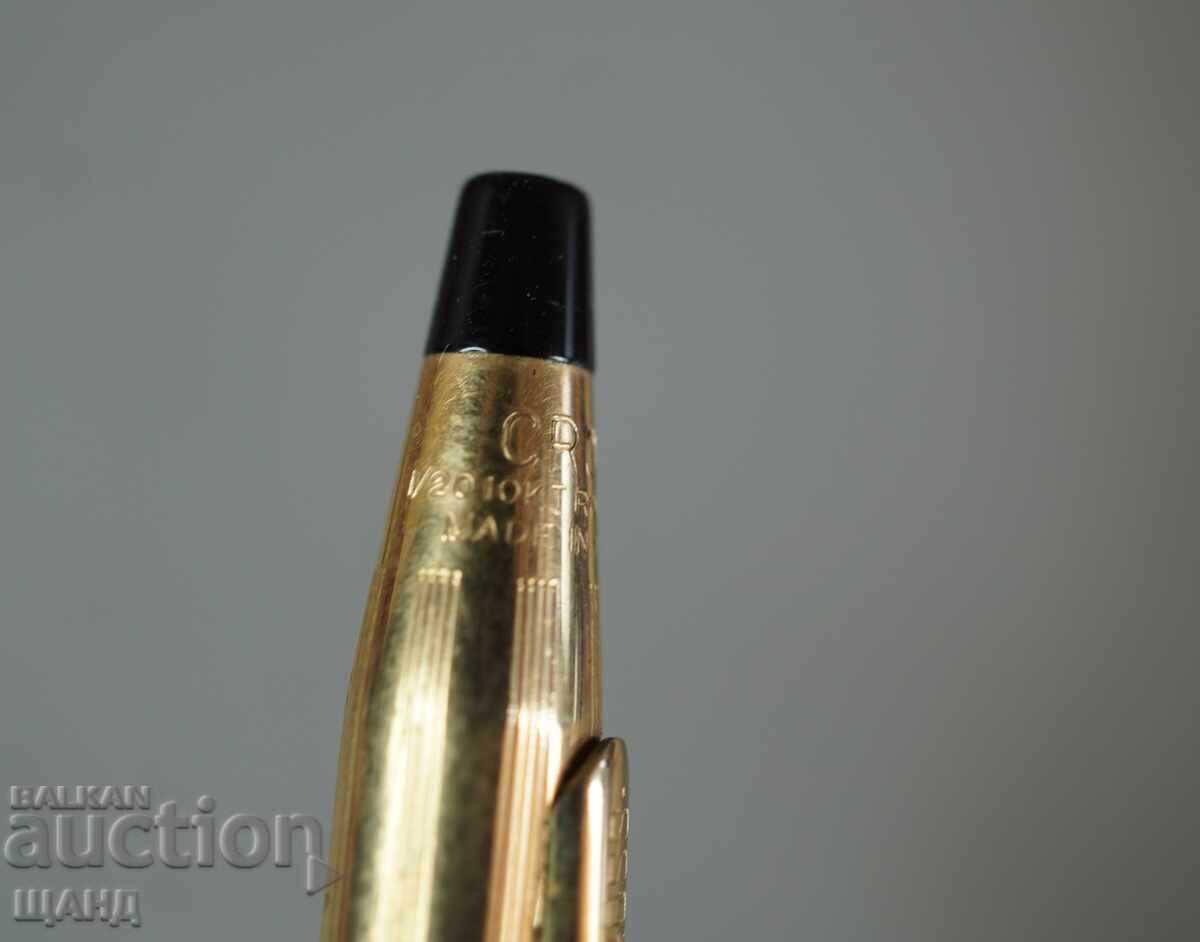 CROSS Luxurious Gold-Plated Ballpoint Pen 10 KT ROLLED GOLD - 5 CROSS Luxurious Gold-Plated Ballpoint Pen 10 KT ROLLED GOLD - 5
