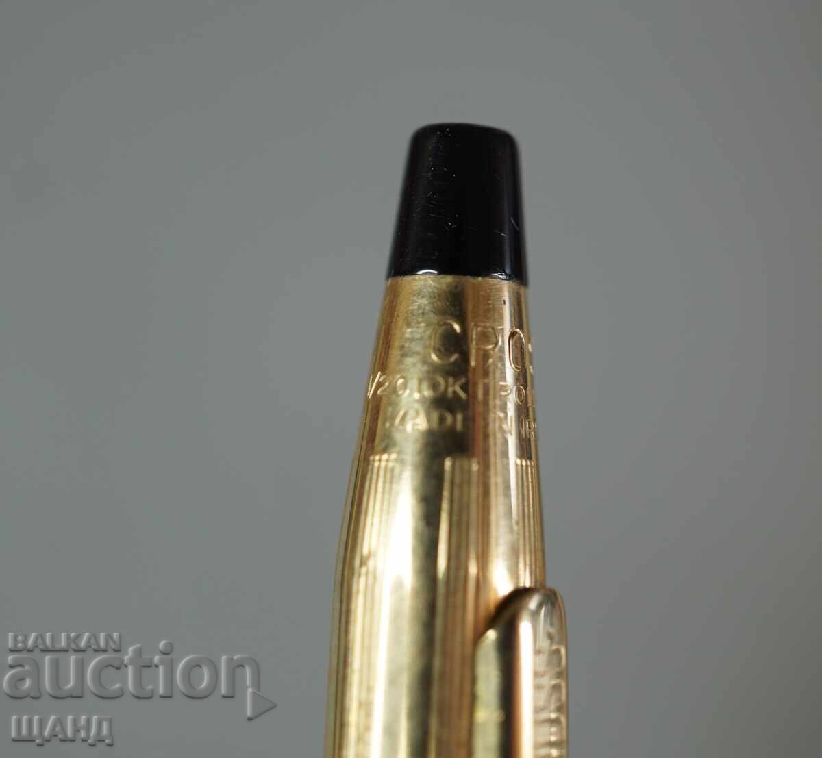 CROSS Luxurious Gold-Plated Ballpoint Pen 10 KT ROLLED GOLD - 6 CROSS Luxurious Gold-Plated Ballpoint Pen 10 KT ROLLED GOLD - 6