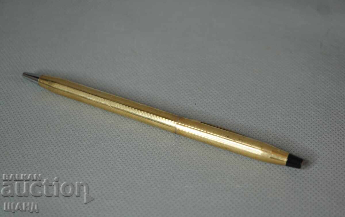 CROSS Luxurious Gold-Plated Ballpoint Pen 10 KT ROLLED GOLD - 7 CROSS Luxurious Gold-Plated Ballpoint Pen 10 KT ROLLED GOLD - 7
