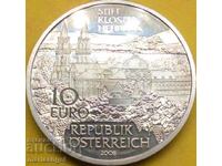 10 ευρώ 2008 Αυστρία UNC PROOF ασήμι Χρυσή πατίνα