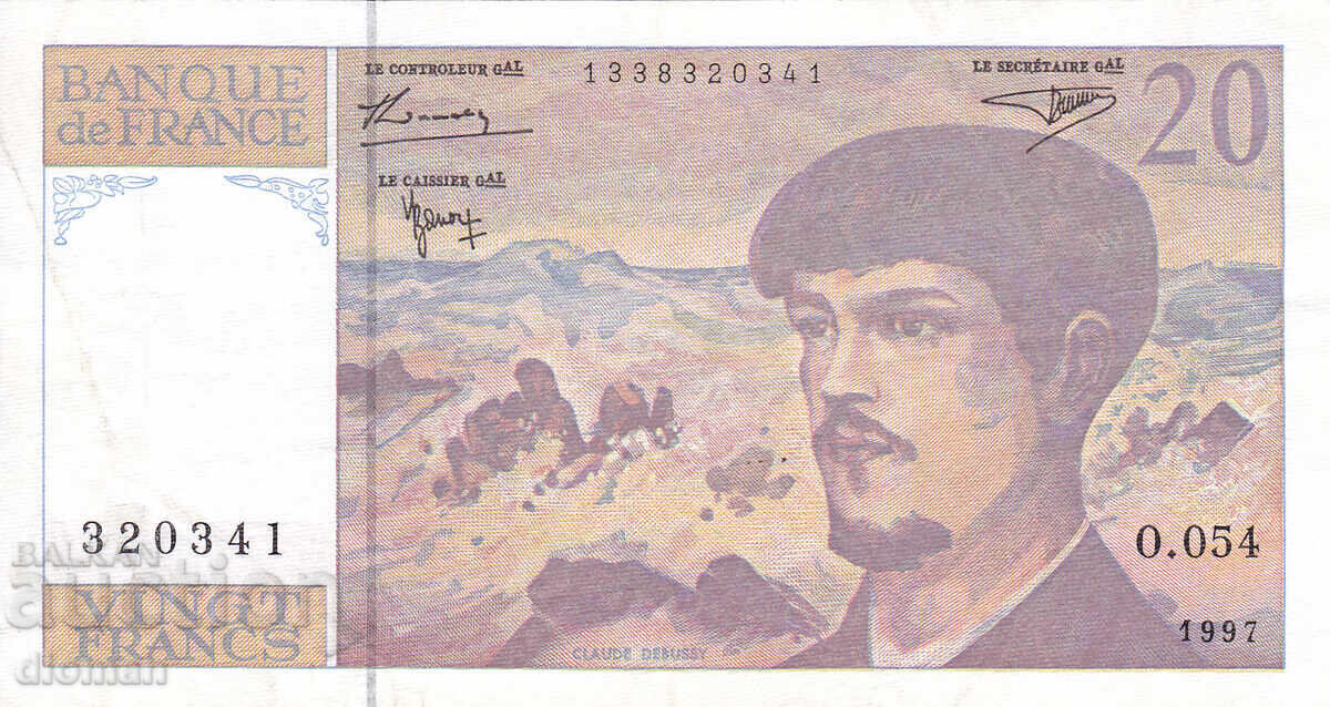 dioman - ФРАНЦИЯ - 20 ФРАНКА - 1997г dioman - ФРАНЦИЯ - 20 ФРАНКА - 1997г