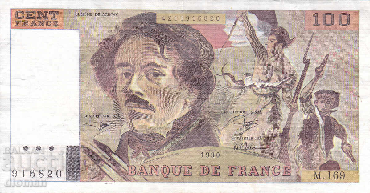 dioman - FRANȚA - 100 FRANCI - 1990 dioman - FRANȚA - 100 FRANCI - 1990