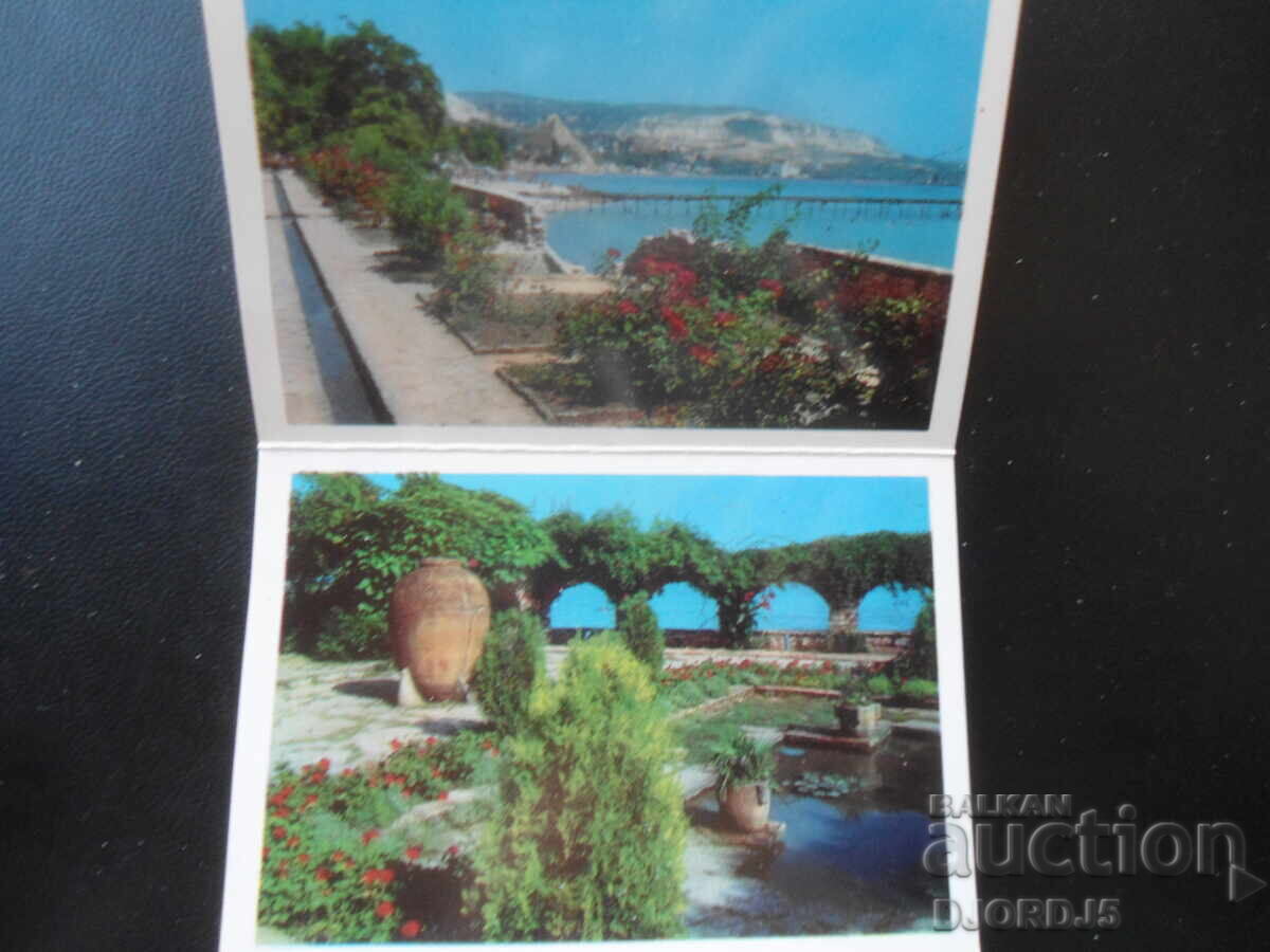 Auction  BALCHIK, Old postcards, leaflet