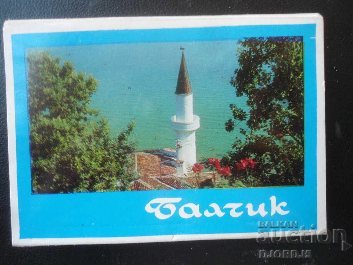 BALCHIK, Old postcards, leaflet