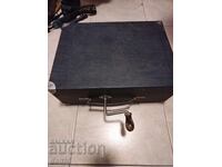 GRAMOFON VECHI CU MANIVELĂ, FUNCȚIONEAZĂ