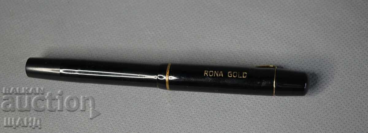 RONA GOLD Old German Fountain Pen with Gold Nib and Case with price 30.35 BGN | € 15.52 RONA GOLD Old German Fountain Pen with Gold Nib and Case with price 30.35 BGN | € 15.52