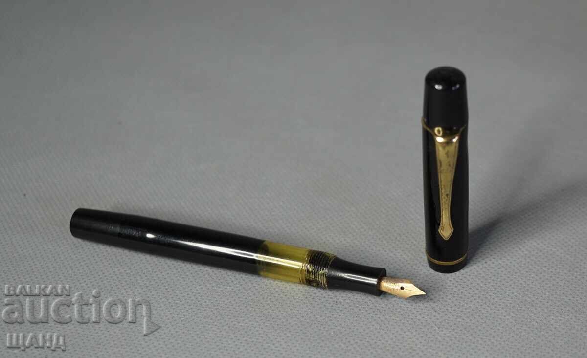 Auction RONA GOLD Old German Fountain Pen with Gold Nib and Case Auction RONA GOLD Old German Fountain Pen with Gold Nib and Case