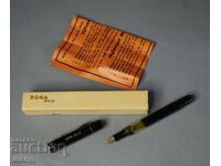 RONA GOLD Old German Fountain Pen with Gold Nib and Case